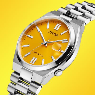 שעון CITIZEN אוטומטי עשוי פלדת אל חלד