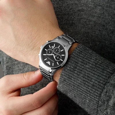 שעון ארמני EMPORIO Armani AR2434 סט צמיד מתנה לגברים