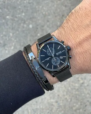 סט שעון יד אנלוגי לגבר 1513769 Hugo Boss הוגו בוס וצמיד