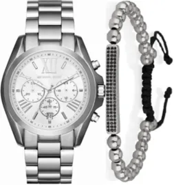 סט שעון מייקל קורס Michael Kors MK5535 צמיד מתנה גברים