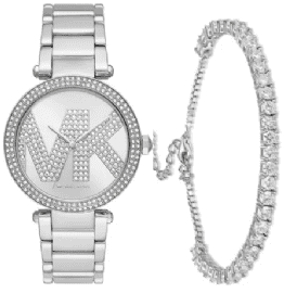 סט שעון יד אנלוגי לאישה michael kors mk6658 מייקל קורס וצמיד