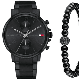 סט שעון יד ‏אנלוגי 1710414 Tommy Hilfiger טומי הילפיגר וצמיד כדורים