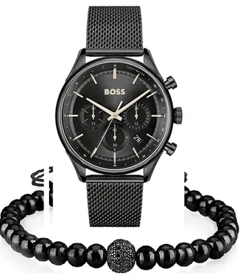 סט שעון יד לגבר 1514065 Hugo Boss הוגו בוס וצמיד