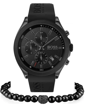 סט שעון יד אנלוגי לגבר 1513720 Hugo Boss הוגו בוס וצמיד כדורים